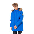 Blau - Front - Hype Jungen Winterjacke mit Logo-Wappen am Ärmel