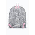 Schwarz-Silber - Back - Hype - Rucksack "Scribble Heart", Wappen