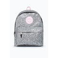 Schwarz-Silber - Front - Hype - Rucksack "Scribble Heart", Wappen