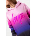 Violett-Pink - Side - Hype - "Fade Foil" Kapuzenpullover für Mädchen