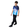 Blau-Weiß-Schwarz - Side - Hype - T-Shirt für Jungen