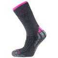 Graphit-Cerise - Front - Performance Unisex Expedition Ventilation Socken