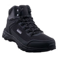 Schwarz-Silber - Front - Elbrus - Herren Wanderschuhe "Eglinter", Wasserfest