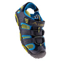 Marineblau-Blau-Limone - Close up - Elbrus - Kinder Sandalen "Vindis"