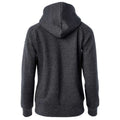 Dunkelgraue Melange-Schwarz - Back - Elbrus - "Chiano" Hoodie mit durchgehendem Reißverschluss für Damen