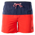 Mohnrot-Patriot Blau - Front - Aquawave - "Drakon" Badeshorts für Herren