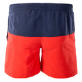 Mohnrot-Patriot Blau - Back - Aquawave - "Drakon" Badeshorts für Herren