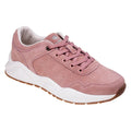 Silberrosa-Beige - Front - Iguana - Damen Sneaker "Vilme", Leder