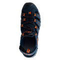 Marineblau-Dunkelgrau-Orange - Back - Hi-Tec - Herren Sandalen "Tiore", Logo