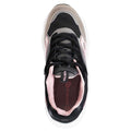 Schwarz-Dunkelgrau-Pink - Back - Iguana - Damen Sneaker "Obenari"