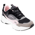 Schwarz-Dunkelgrau-Pink - Front - Iguana - Damen Sneaker "Obenari"