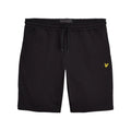 Pechschwarz - Front - Lyle & Scott - Sweat-Shorts für Herren