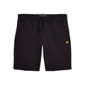 Pechschwarz - Front - Lyle & Scott - Sweat-Shorts für Herren