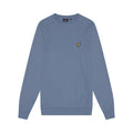 Nebelblau - Front - Lyle & Scott - Sweatshirt Rundhalsausschnitt für Herren