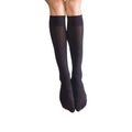 Schwarz - Front - Silky Damen Opaque 70 Denier Kniestrümpfe, blickdicht, 3 Paar