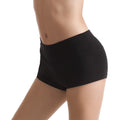 Schwarz - Back - Silky - Tanz-Shorts für Damen