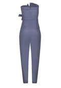 Grau - Close up - Girls On Film Damen Bandeau-Jumpsuit Halcyon mit Rüschen