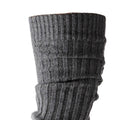 Grau - Side - Toesox - Stulpen für Damen