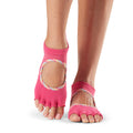 Pink - Back - Toesox - "Bellarina Jetset" Halbzehen-Socken für Damen