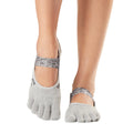 Grau - Front - Toesox - "Mia Legend" Zehensocken für Damen