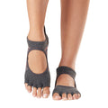 Dunkelgrau - Front - Toesox - "Bellarina Sundown" Halbzehen-Socken für Damen