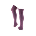 Violett - Front - Toesox - "Sasha" Stulpen für Damen