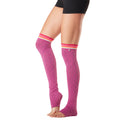 Pink - Back - Toesox - "Olivia" Stulpen für Damen