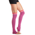 Pink - Side - Toesox - "Olivia" Stulpen für Damen