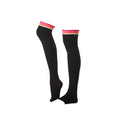 Schwarz - Front - Toesox - "Olivia" Stulpen für Damen