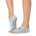 Grau - Back - Toesox - "Elle" Halbzehen-Socken für Damen