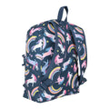 Dunkelblau - Back - Mountain Warehouse - Rucksack "Bookworm", Einhorn und Regenbogen, 20L Set