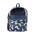 Dunkelblau - Side - Mountain Warehouse - Rucksack "Bookworm", Einhorn und Regenbogen, 20L Set