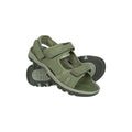 Khakigrün - Front - Mountain Warehouse - Herren Sandalen "Z4", Synthetisches Wildleder