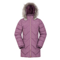 Violett - Front - Mountain Warehouse - "Galaxy" Steppjacke Wasserbeständig für Kinder