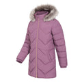 Violett - Side - Mountain Warehouse - "Galaxy" Steppjacke Wasserbeständig für Kinder