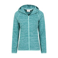 Petrol - Pack Shot - Mountain Warehouse - "Lleyn II" Hoodie mit durchgehendem Reißverschluss für Damen