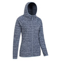 Dunkelblau - Side - Mountain Warehouse - "Lleyn II" Hoodie mit durchgehendem Reißverschluss für Damen