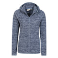 Dunkelblau - Pack Shot - Mountain Warehouse - "Lleyn II" Hoodie mit durchgehendem Reißverschluss für Damen