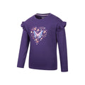 Violett - Side - Mountain Warehouse - T-Shirt für Kinder  Langärmlig