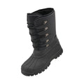 Schwarz - Front - Mountain Warehouse - Herren Schneestiefel "Plough"