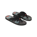 Schwarz - Front - Animal - Herren Flipflops "Jekyl", Tarnmuster, recyceltes Material