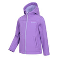 Hell-Lila - Lifestyle - Mountain Warehouse - "Exodus" Softshelljacke Wasserbeständig für Kinder