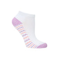 Weiß-Violett-Orange - Pack Shot - Mountain Warehouse - Sneaker-Socken für Kinder (5er-Pack)