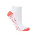 Weiß-Violett-Orange - Close up - Mountain Warehouse - Sneaker-Socken für Kinder (5er-Pack)