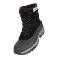 Schwarz - Front - Mountain Warehouse - Herren Schneestiefel "Snowdon Extreme", Wildleder