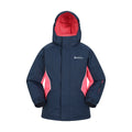 Dunkelblau - Back - Mountain Warehouse - Skijacke und Hosen Set für Kinder