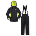 Schwarz - Front - Mountain Warehouse - Skijacke und Hosen Set für Kinder