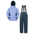 Flieder - Front - Mountain Warehouse - Skijacke und Hosen Set für Kinder