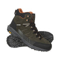 Khakigrün - Close up - Mountain Warehouse - Herren Wanderstiefel "Extreme Rockies", Leder