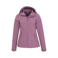 dunkellila - Pack Shot - Mountain Warehouse - "Exodus" Softshelljacke Atmungsaktiv für Damen